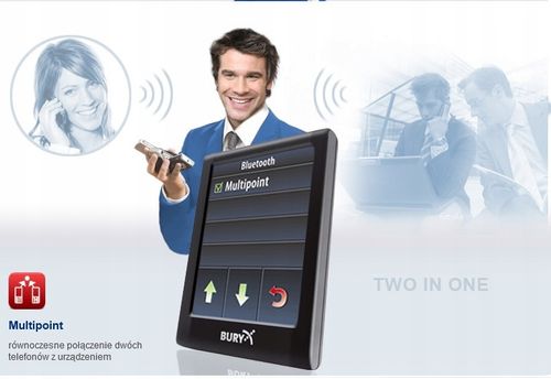 Bury CC9056 - samochodowy zestaw głośnomówiący LCD ISO Bluetooth do radia na Arena.pl