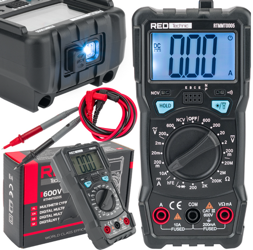 Multimetr CYFROWY Elektryczny Miernik Prądu LCD RTMMT0005 na Arena.pl