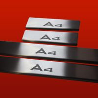 Listwa progowa AUDI A4 B7 Stal nierdzewna 304 mat 4szt