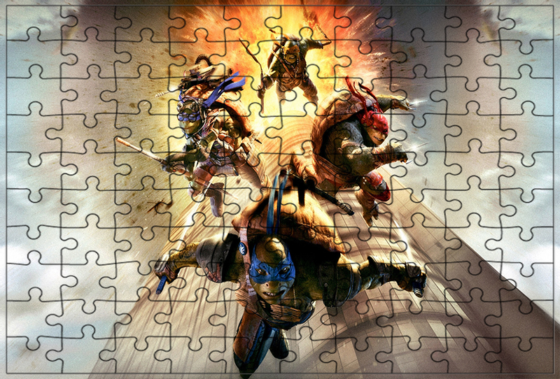 Puzzle Żółwie Ninja zdjęcie 1