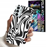 ETUI DO SAMSUNG M23 5G - ABSTRAKCJA ZEBRA MODNE WZORY DLA KOBIET + FOLIA