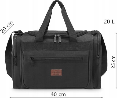 Torba podróżna 40x20x25 do samolotu RYANAIR WIZZAIR bagaż podręczny ZAGATTO na Arena.pl