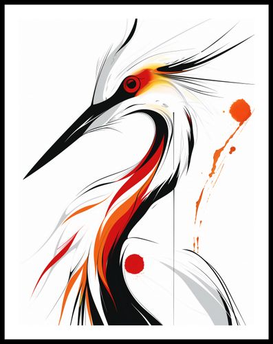 Plakat 50x65cm Bocian na Arena.pl