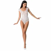 passion bs064 bodystocking biała kabaretka koronkowa one size
