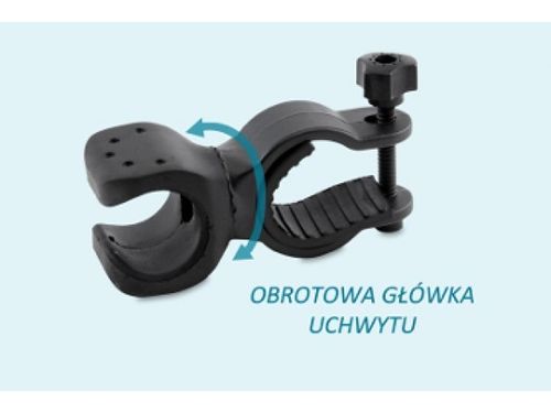 LATARKA CREE LED ZOOM AKUM.UCHWYT ROWER.+PAŁKA na Arena.pl