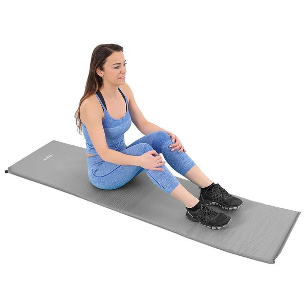 MATA SAMOPOMPUJĄCA TURYSTYCZNA MATERAC 180x50x2,5CM REDCLIFFS SZARA zdjęcie 5