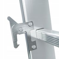 Drabina aluminiowa przemysłowa 3x10 stopniowa HOME DRABEST 150 kg