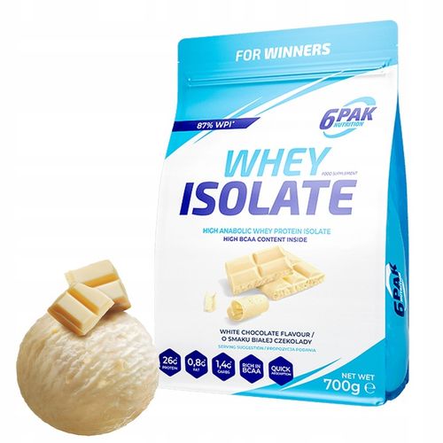6PAK WHEY ISOLATE 700 G WHITE CHOCOLATE na Arena.pl