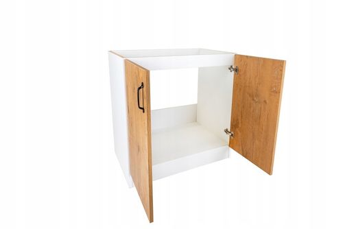 Szafka kuchenna pod zlewozmywak 80cm Lancelot Sonoma Artisan Biała na Arena.pl