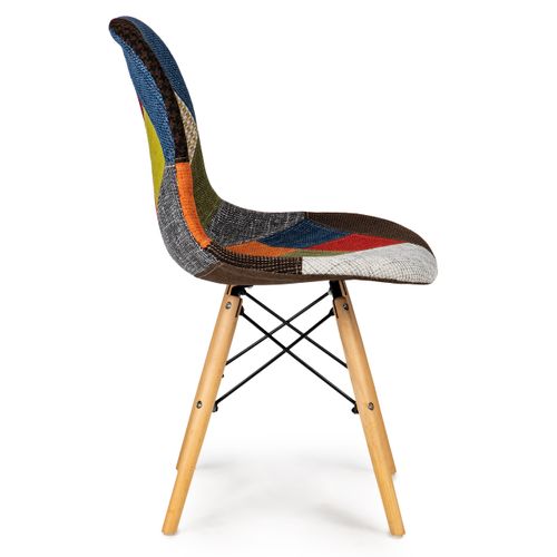Komplet 4 Krzeseł Patchwork Modernhome na Arena.pl