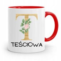 Kubek Czerwony Teściowej Teściowa Prezent Z Nadrukiem Ze Zdjęciem