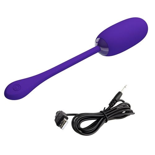 stymulator pochwy, jajeczko silikonowe dla kobiet w kolorze fioletowym na Arena.pl