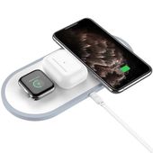 HOCO ładowarka indukcyjna Qi 3w1 ( telefon + zegarek + airpods ) 2A 10W CW2