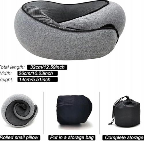 Poduszka Podróżna na na Kark Turystyczna do Samolotu Auta z ochroną 360° na Arena.pl