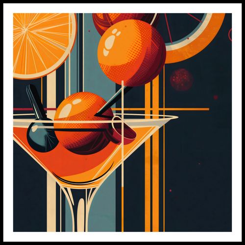 Plakat 100x100cm Koktajl w Stylu na Arena.pl