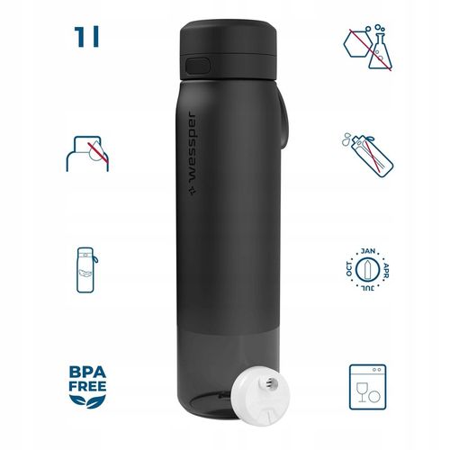 Butelka filtrująca bidon na wodę z filtrem TRITAN BPA FREE WESSPER B2 na Arena.pl