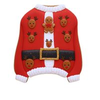 CIASTKO LUKROWANE SWETEREK MIKOŁAJA NO10 BOŻE NARODZENIE RĘCZNIE ROBIONE