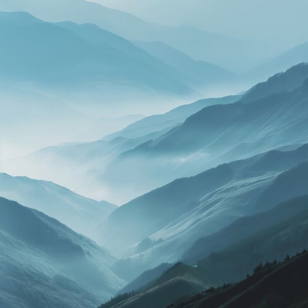 Plakat 50x50cm Między Chmurami zdjęcie 1