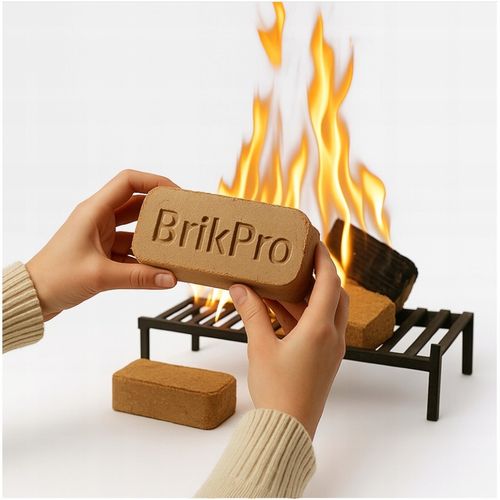 Brykiet drzewny BrikPro 6h do kominka grilla pieca 100% naturalne 20,16 kg na Arena.pl