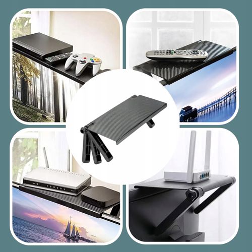 PÓŁKA NAKŁADANA NA MONITOR TV UCHWYT DEKODER DVB-T na Arena.pl