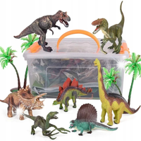 DINOZAUR Duży Zestaw Figurek Dinozaurów KUFEREK MATA figurki dinozaurów