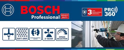 WIERTARKA UDAROWA BOSCH GSB 18-2 RE 800W + WALIZKA na Arena.pl