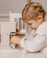 EKSPRES DO KAWY DREWNIANY + AKCESORIA LABEL LABEL