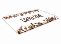 SZKLANA DESKA KUCHENNA 60x30 263d Coffee time