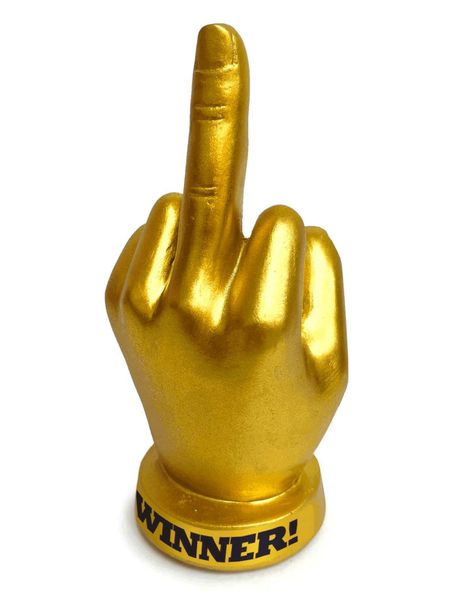 Golden F-U Finger Trophy zdjęcie 3