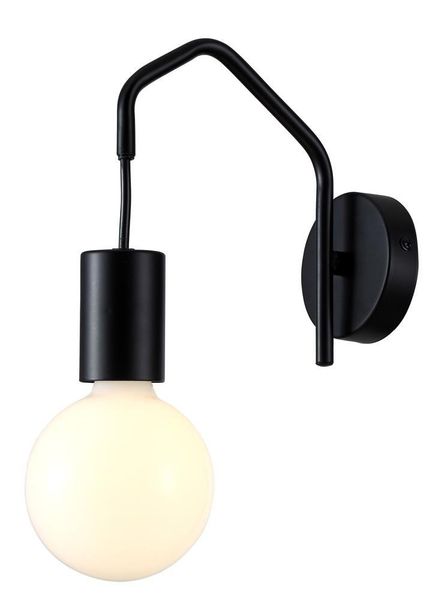 Basso kinkiet 1x40W E27 czarny matowy zdjęcie 1