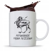 Kubek Prezent Dla Teściowej Potwornie Fajna Z Nadrukiem Ze Zdjęciem