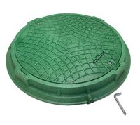 Pokrywa właz do studzienki szamba 60cm WL-60/75 zielony