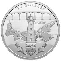 Canada: 150th Anniversary of Prince Edward Island Joining Confederation $20 Srebro 2023 Proof