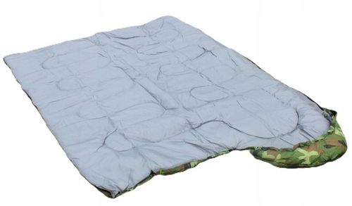 ŚPIWÓR KOŁDRA DUŻY CIEPŁY MORO Z KAPTUREM 200x70 MUMIA TURYSTYCZNY na Arena.pl