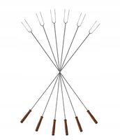 WIDEŁKI KIJE NA OGNISKO KIEŁBASĘ GRIL KIJKI 130 cm x 6 sztuk