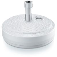 PODSTAWA DO PARASOLA UMBRELLA BASE OKRĄGŁA RATAN BIAŁY
