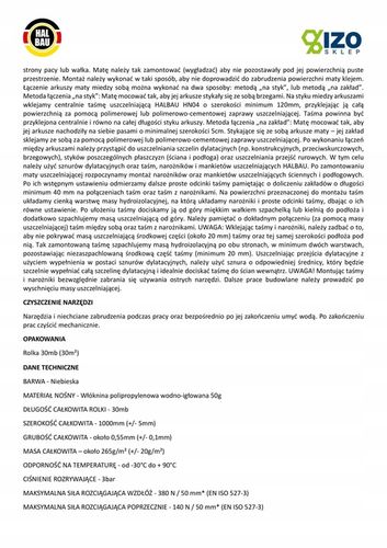 Mata do Hydroizolacji Super Moc Uszczelnienie 1m na Arena.pl