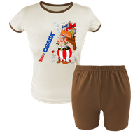 Krótka Piżama dziecięca - Asterix: The Big FIght