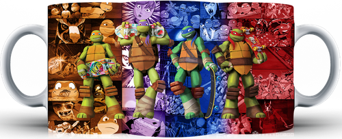 Kubek ceramiczny Żółwie Ninja - Turtles na Arena.pl
