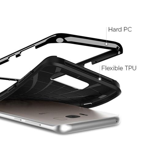 SPIGEN NEO HYBRID GALAXY S8+ PLUS SHINY BLACK na Arena.pl