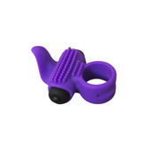 wibrujący pierścień silikonowy bullet lastic ring adrien lastic