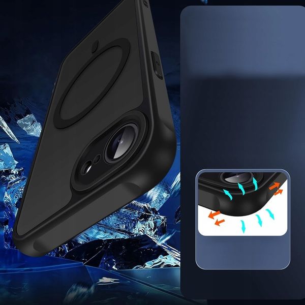 Etui do MagSafe PANCERNE MATT CASE + 2 SZTUKI SZKŁO do IPHONE 16e zdjęcie 3