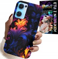 ETUI DO OPPO RENO7 5G - ABSTRAKCYJNE KOLOROWE WZORY + FOLIA