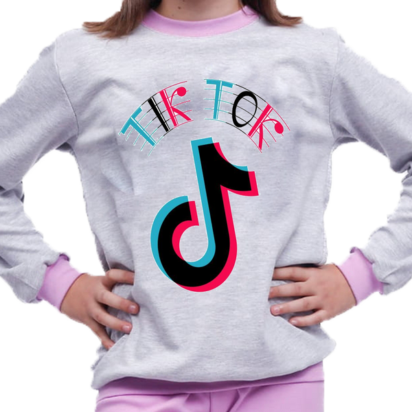 Piżama dziecięca Tik Tok zdjęcie 1