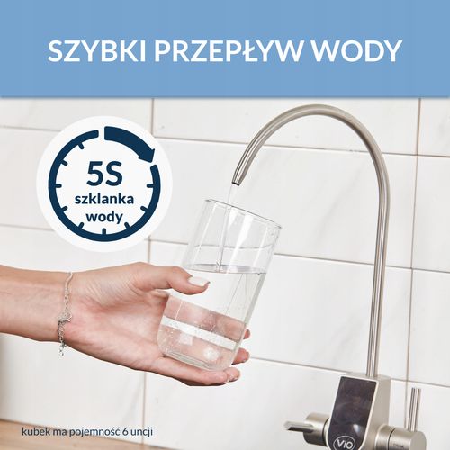 SYSTEM ODWRÓCONEJ OSMOZY ViO BP-D800G z SMART-KRANEM - WYDAJNOŚĆ 2,1 l/m na Arena.pl