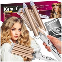 FALOWNICA LOKÓWKA KARBOWNICA DO WŁOSÓW KEMEI KM-1010 EFEKTOWNA STYLIZACJA