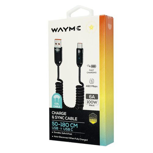 WAYME Kabel do ładowania i synchronizacji, w oplocie z mikrofibry na Arena.pl