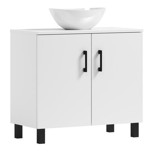 Szafka łazienkowa ROCO 50 biała z umywalką Eliza B (W2) na Arena.pl