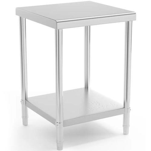 Stół blat roboczy centralny stalowy z półką 60 x 60 cm na Arena.pl