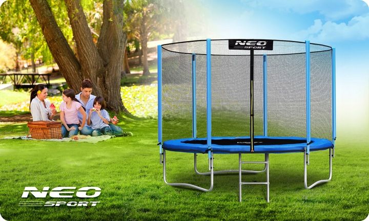TRAMPOLINA OGRODOWA 252cm 8ft NEOSPORT model 2024 zdjęcie 13